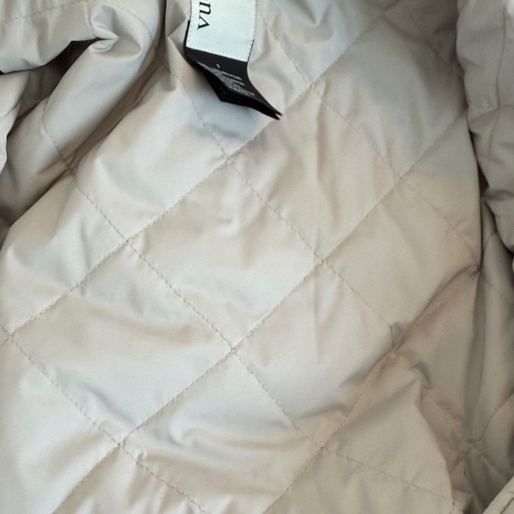 Vuori Taupe Teddy Fleece Hooded Jacket - Picture 6 of 6
